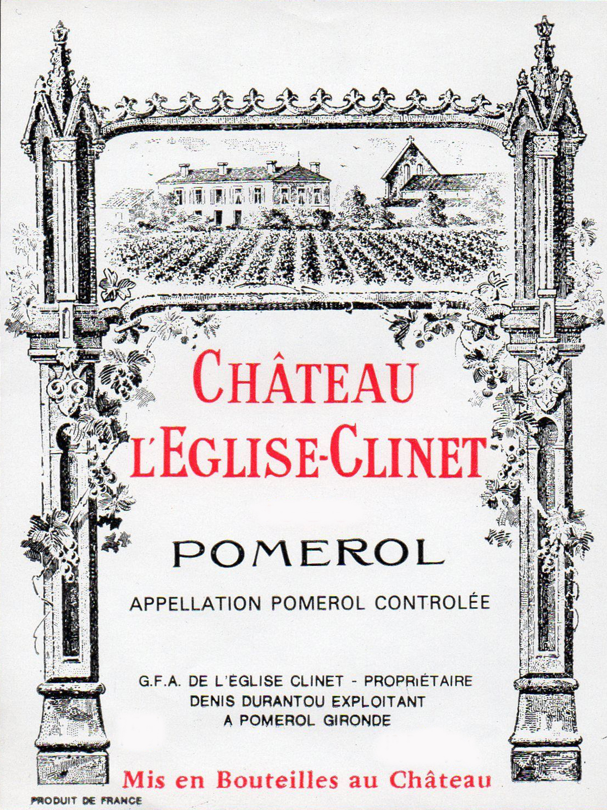 L'Eglise Clinet, Bordeaux, Pomerol, France, AOC