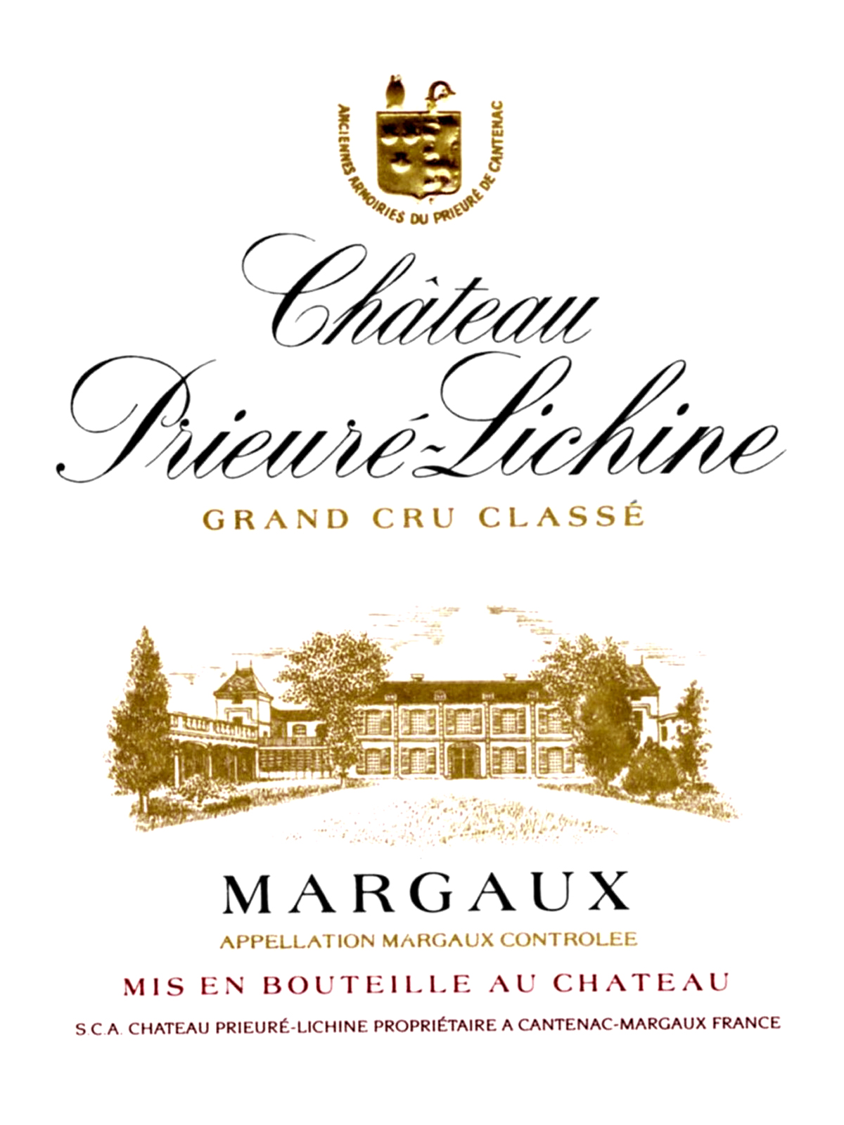 Prieure Lichine, Bordeaux, Margaux, France, AOC, 4eme Cru Classe