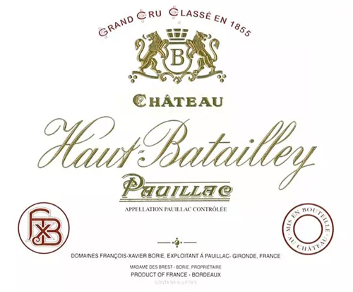 Haut Batailley, Bordeaux, Pauillac, France, AOC, 5eme Cru Classe