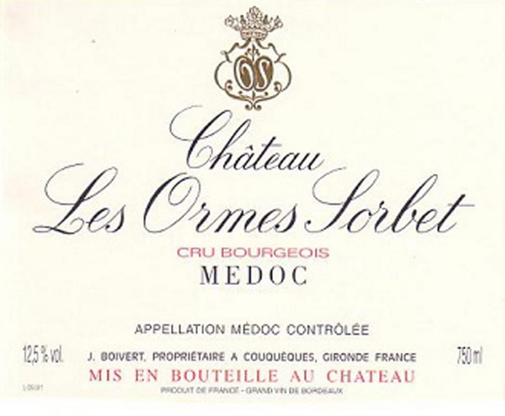 Ormes Sorbet, Bordeaux, Medoc, France, AOC